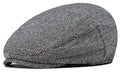 KorhLeoh Newsboy Hats for Men Flat Cap Newsies Hat Adjustable Cadet Cabbie Cap Driving Cabbie Hunting Cap Gray