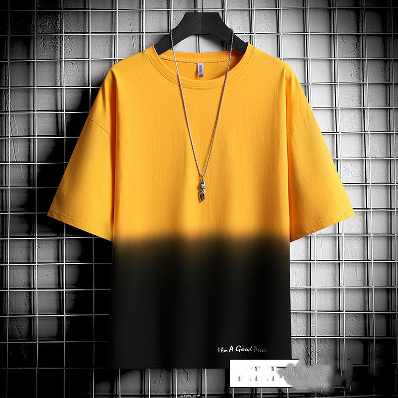 Men's Summer Loose Fit Short Sleeve T-Shirt 2020