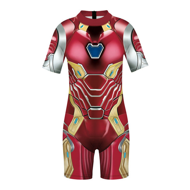 Children's Dazzling Hero Print Swimsuit (One-Piece)