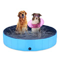 PJZP Grande piscine pliable pour chien, piscine pour animaux domestiques, piscine portable pour chien, convient pour une utilisation intérieure et extérieure (48 x 12 pouces)