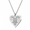HOFOYA To My Daughter Necklace from DadInspirational Mothers Day Gifts for DaughterJewelry for DaughterBirthday Gift Valentines Gifts for Daughter.