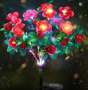 Φωτιστικά Κήπου LED Azalea Flowers (Ένα Τεμάχιο)