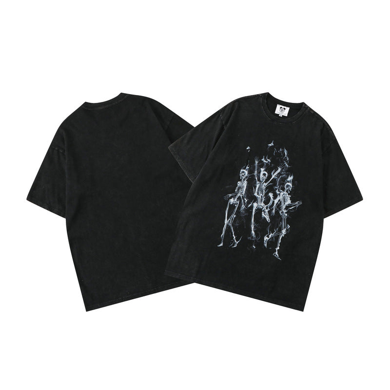 2023 Vintage Skull Graphic T-Shirt for Couples