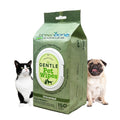 Lingettes douces sans parfum pour animaux de compagnie Greenbone, 150 lingettes