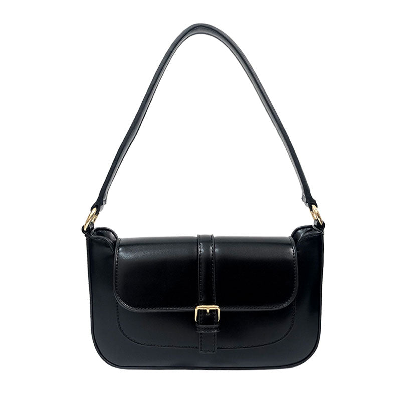 Vintage Armpit Pattern Baguette Shoulder Bag for Women