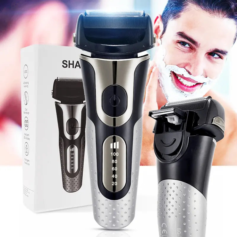 Large Electric Shaver and Beard Trimmer for Men