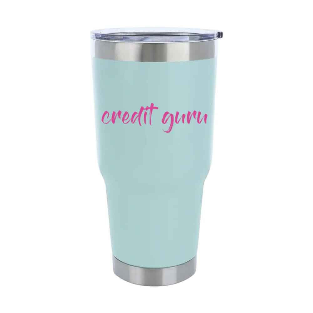 Credit Guru  30oz Insulated Vacuum Sealed Tumbler