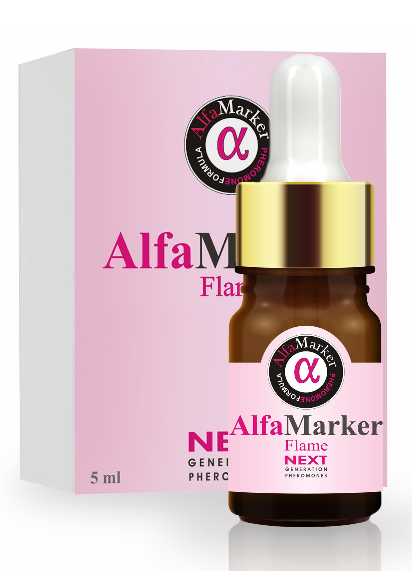 ALFAMARKER Pheromones Αρώματα για Γυναίκες - Μακράς Διάρκειας Ελαιώδης Σύνθεση - Άρωμα για Γυναίκες - Λάδι Αρώματος Φερομονών για Γυναίκες - Μπουκάλι 5ml με Σταγονόμετρο