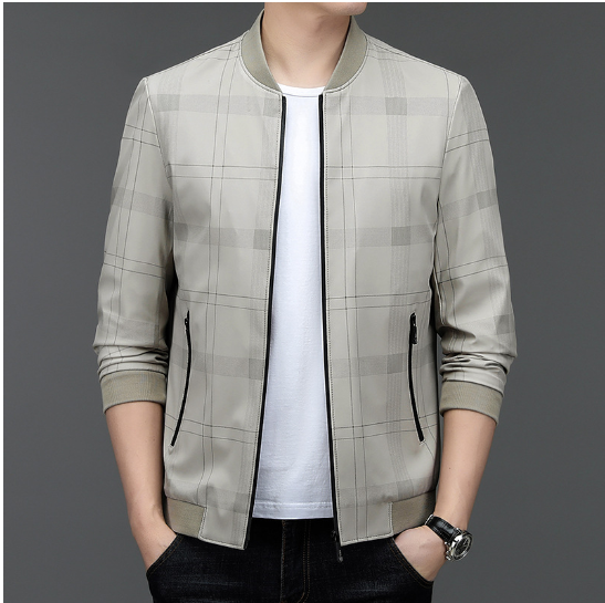 Men's Stylish Slim Fit Checkered Jacket (Fall 2020)