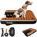 DOK Dog-DOK Mini Inflatable Dock Platform: Safe & Easy Water Access for Dogs Up to 30 lbs; Floating Non-Slip EVA Foam with Dog Boat Ramp for Pool Dock & Lake | Military Grade & High Visibility