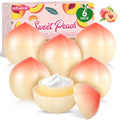 6 Pack Moisturizing Hand Cream Set Valentines Day Gifts for Her Mothers Day Gifts for Mom Bulk Hand Lotion for Dry Cracked Hands Teacher Appreciation Gifts and Nurses Week Gifts 1.06 Oz (Peach)