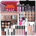 Travel Makeup Kit Makeup Kit For Women Full Kit Makeup Kit for Girls Ages 8-12 Makeup Set For Teens Girls Beginner Make Up Kits For Adult Holiday Gift Set