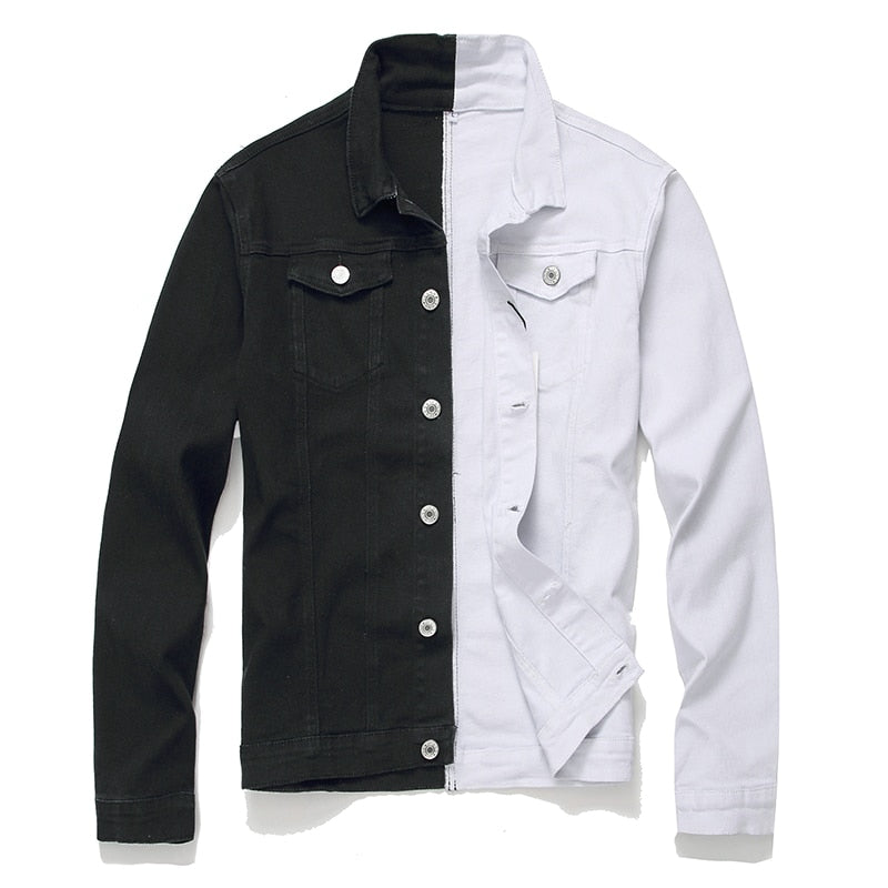 Men's Plus Size Denim Jacket for Fall and Winter