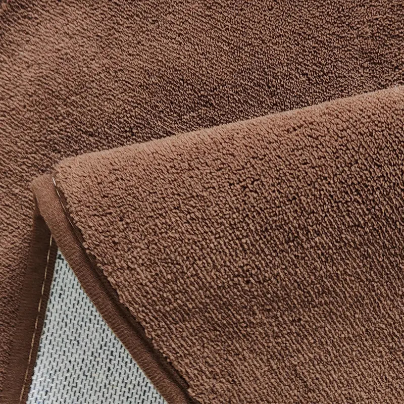 Brown Minimalist Rug for Living Room and Bedroom