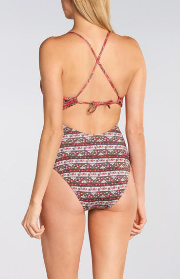 Women's Printed Bikini and One-Piece Swimsuit Set