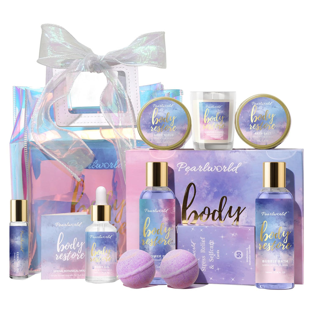 PEARLWORLD 12-Piece Spa Gift Set for Women