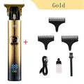 Cordless Men's Hair Trimmer with Zero Gap T Blade