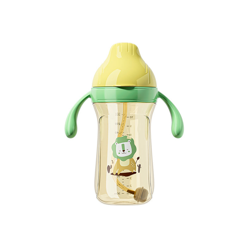 Dual-purpose Baby Bottle with Anti-flatulence Straw Cup
