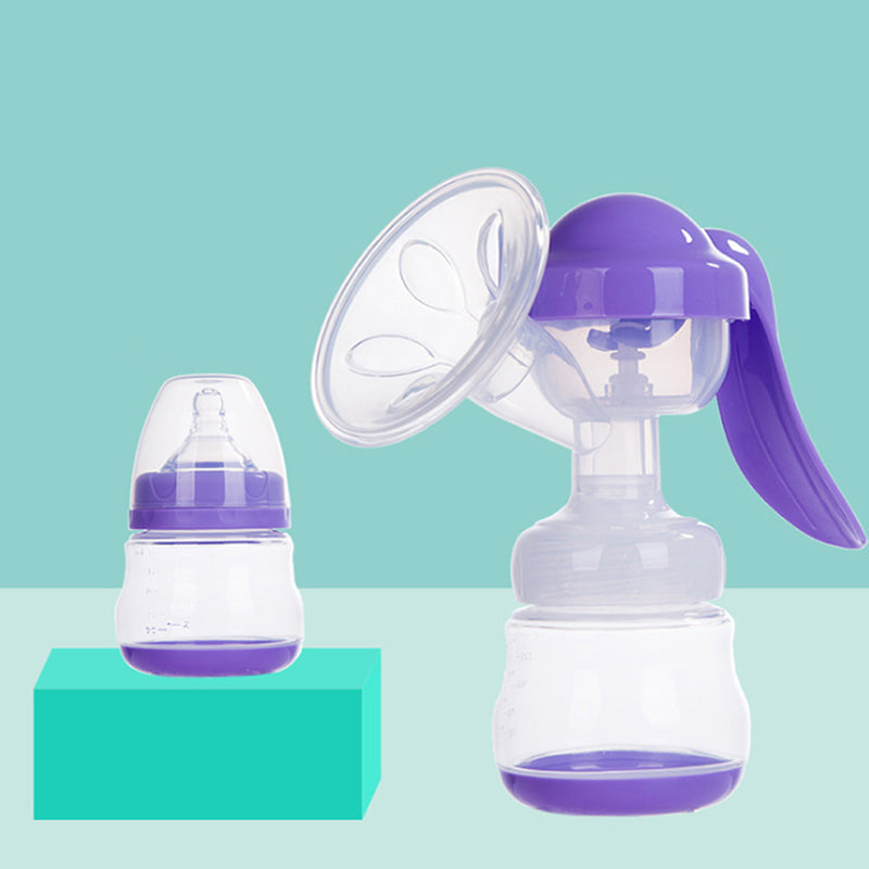Adjustable Strength Manual Breast Pump with Silicone Pad
