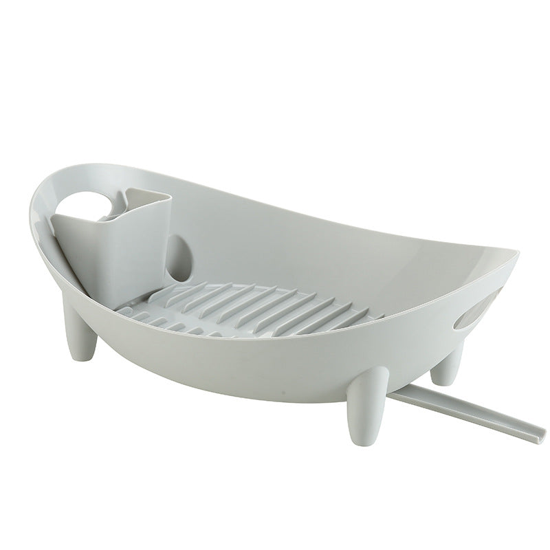 Kitchen Drain Bowl Rack and Tableware Storage Box