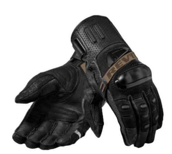 Black Sheepskin Desert Pro Motorcycle Riding Gloves