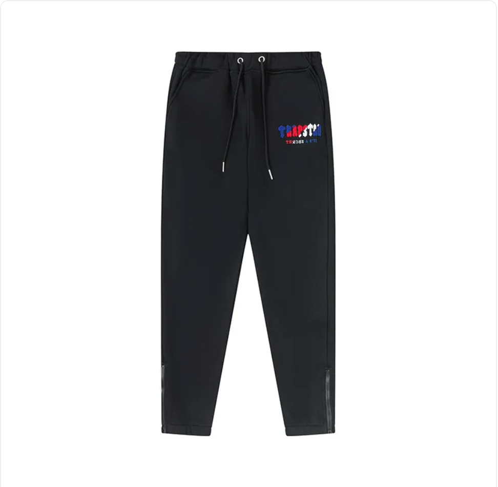 Plush Hoodie and Zipper Pants Set