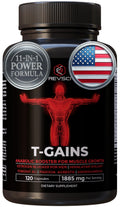 Anabolic Booster & Muscle Builder for Men Total GAINS Muscle Growth & Estrogen Blocker for Men Ashwagandha Shilajit for Men Fadogia Agrestis Tongkat Ali for Men HGH Supplements for Men 120 Count
