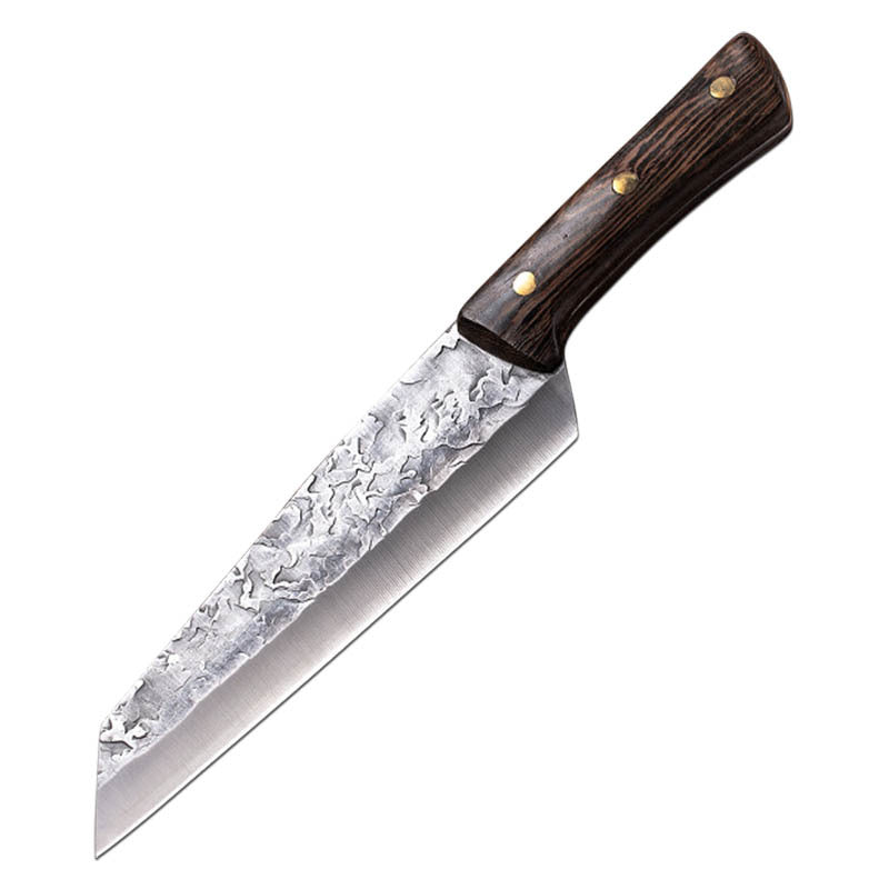 Forged Hammered Multi-Use Butcher Knife in Stainless Steel