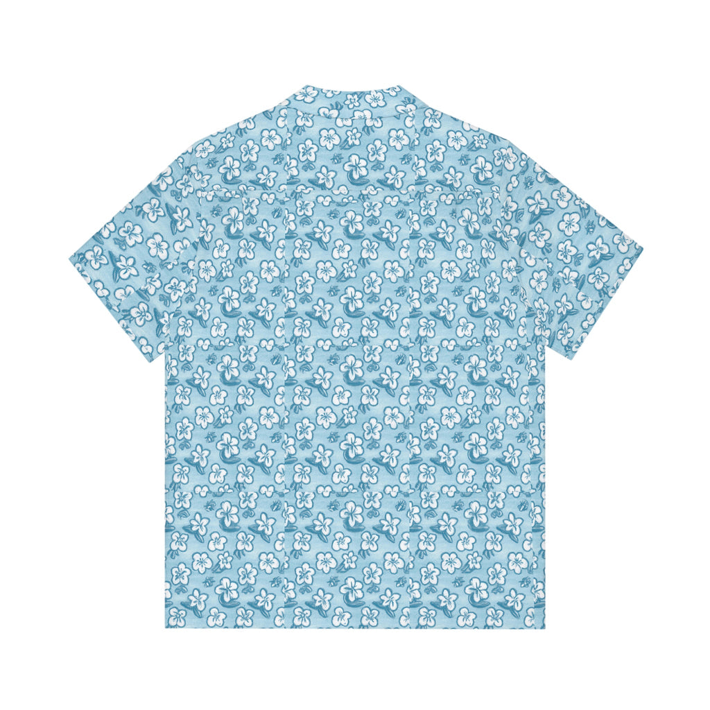 Men's Azul Tropical Flower Hawaiian Shirt