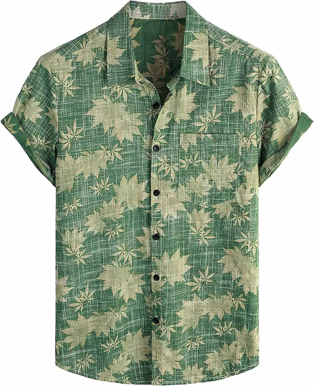 Men's Tropical Hawaiian Short Sleeve Shirt
