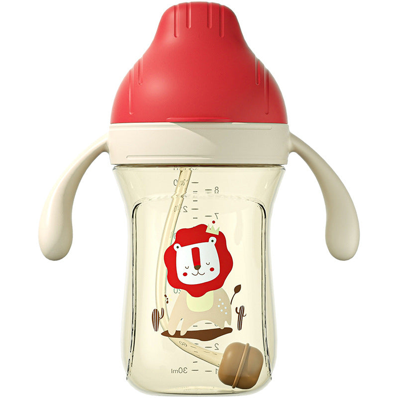 Dual-purpose Baby Bottle with Anti-flatulence Straw Cup