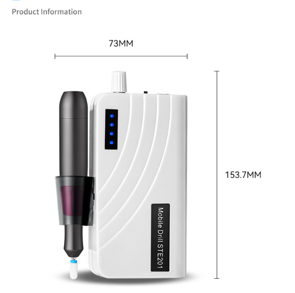 Perceuse à ongles électrique portable pour salons de manucure (Vente en gros)
