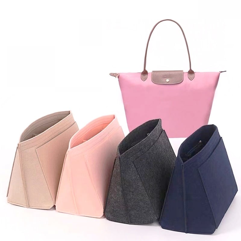 Multi-functional Felt Bag for Cosmetics Storage