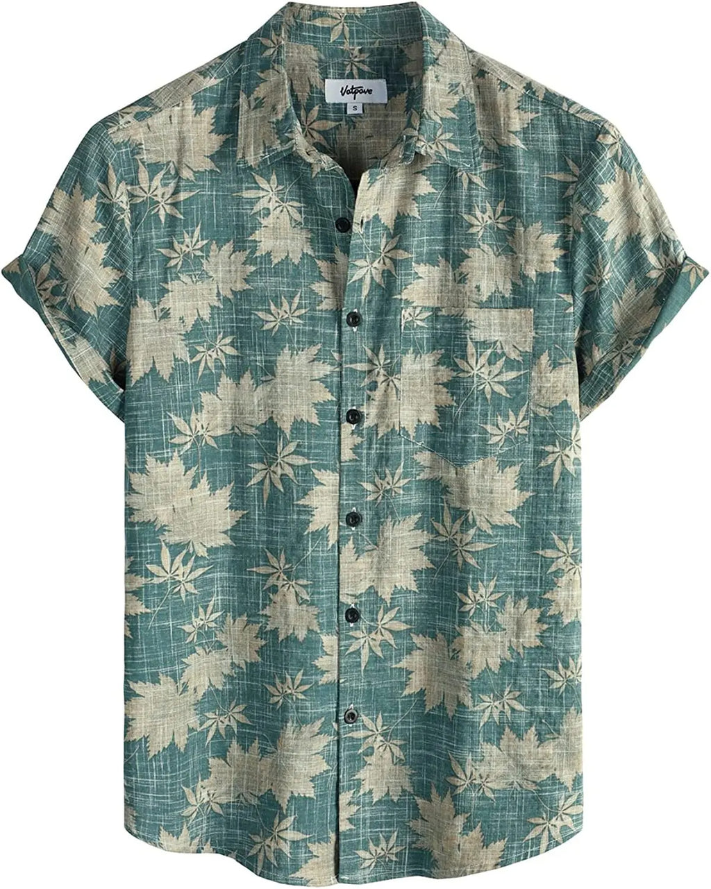 Men's Tropical Hawaiian Short Sleeve Shirt