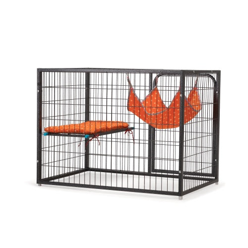 Cages pour animaux à 4 niveaux, Cages pour chats avec échelles, Cages pour lapins