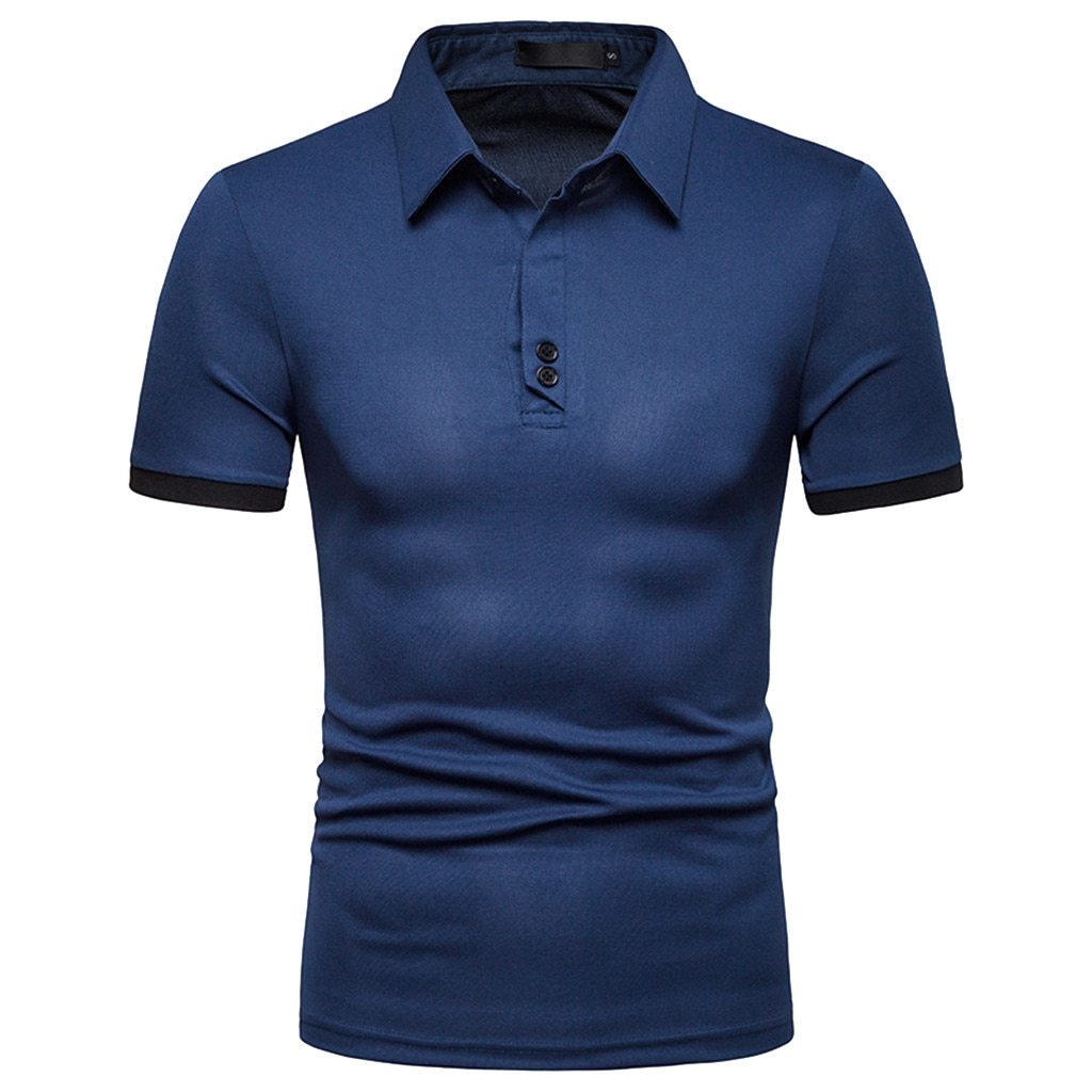 Men's Casual Loose-Fit Short Sleeve T-Shirt Summer