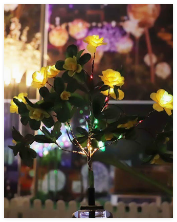 Φωτιστικά Κήπου LED Azalea Flowers (Ένα Τεμάχιο)