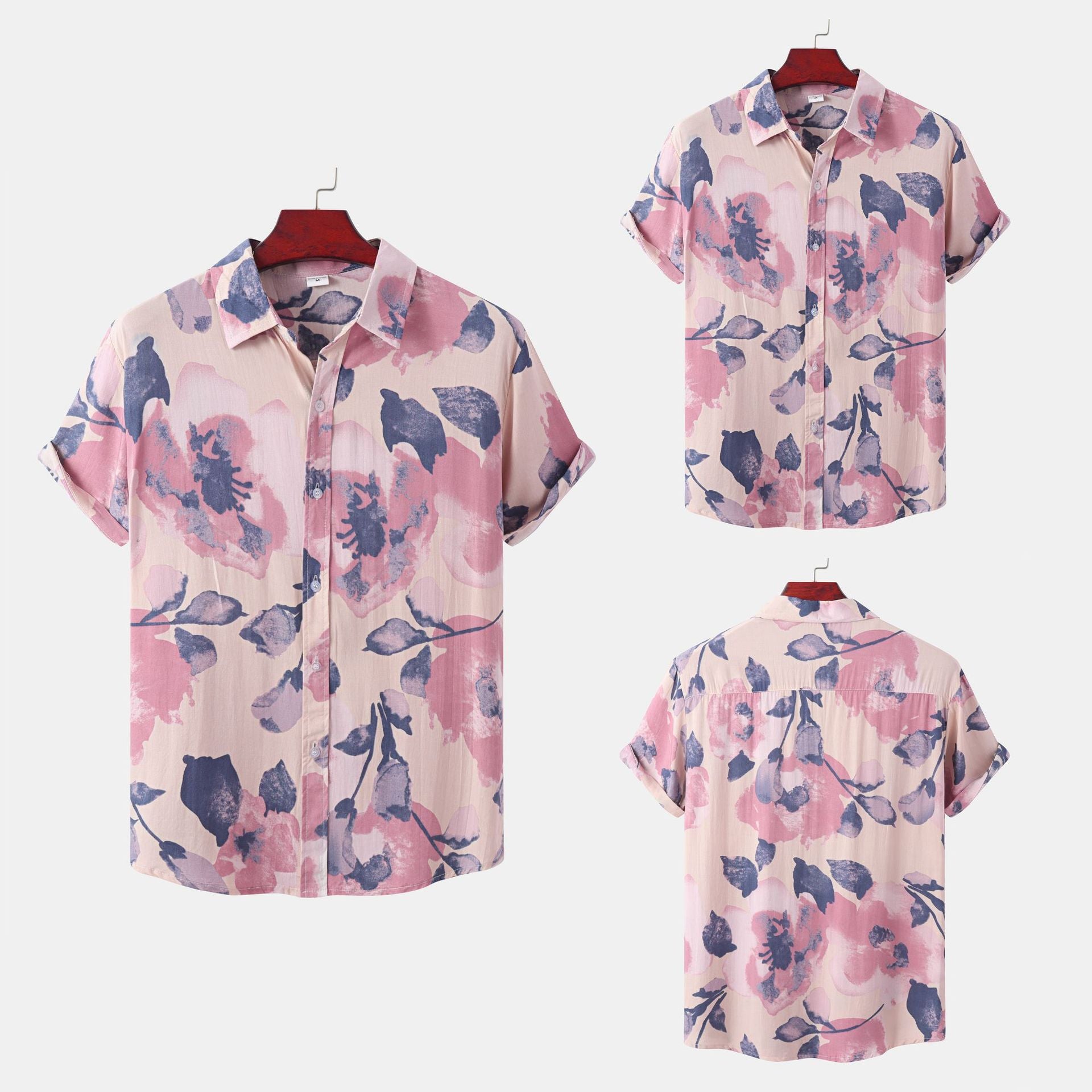 Men's Short Sleeve Floral Hawaiian Shirt 2022 Collection