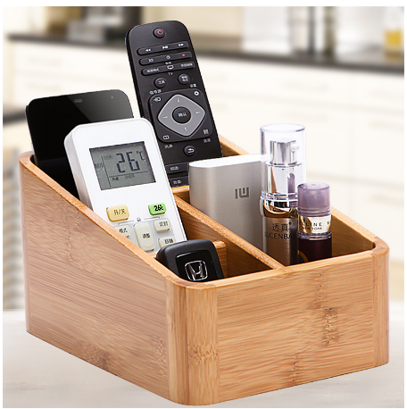 Organiseur de bureau créatif pour télécommande et produits cosmétiques