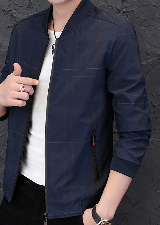 Men's Stylish Casual Slim Fit Baseball Jacket