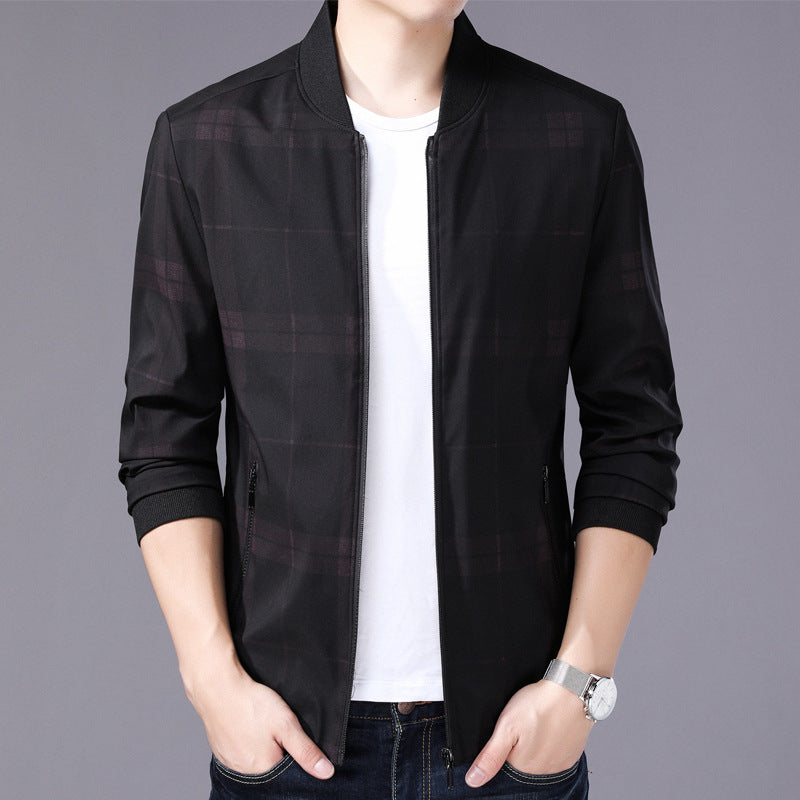 Men's Stylish Slim Fit Checkered Jacket (Fall 2020)