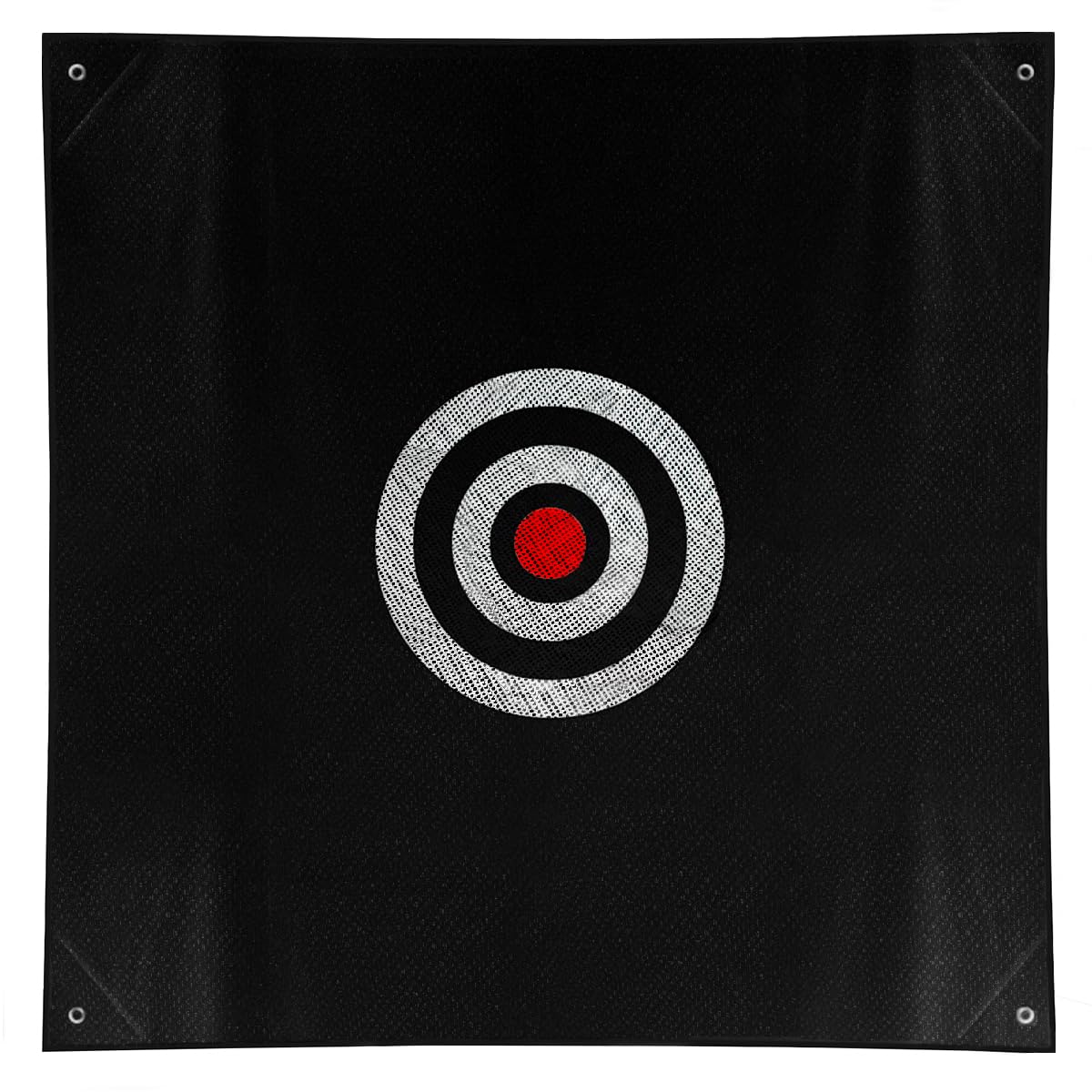 ASENVER 57" x 57" Silent Golf Practice Hitting Net Mute Golf Target Cloth Golf Target for Net Golf Training Aids Indoor Outdoor (Black)