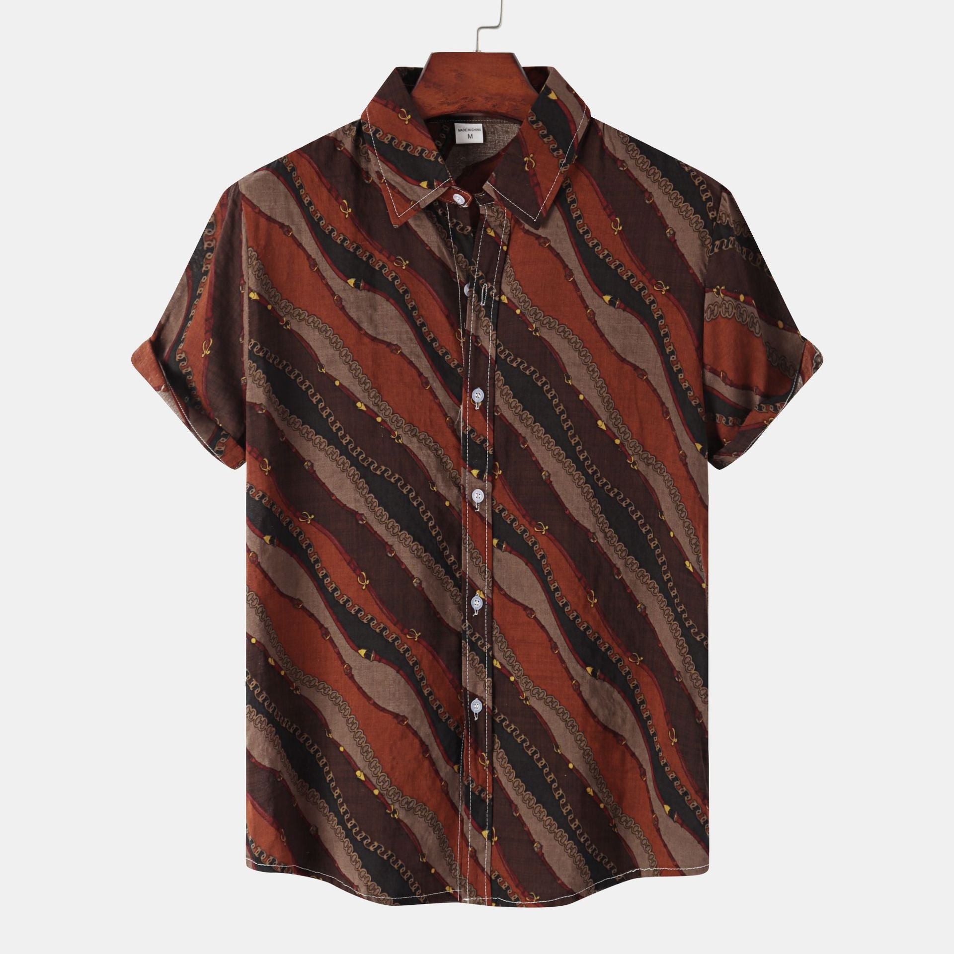 Men's Floral Short Sleeve Shirt - Summer 2022 Style