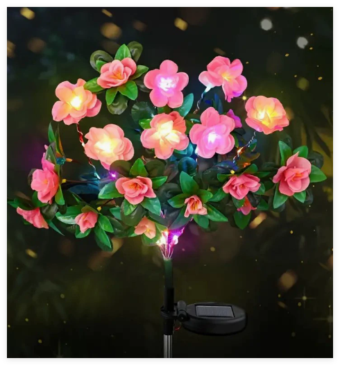 Φωτιστικά Κήπου LED Azalea Flowers (Ένα Τεμάχιο)