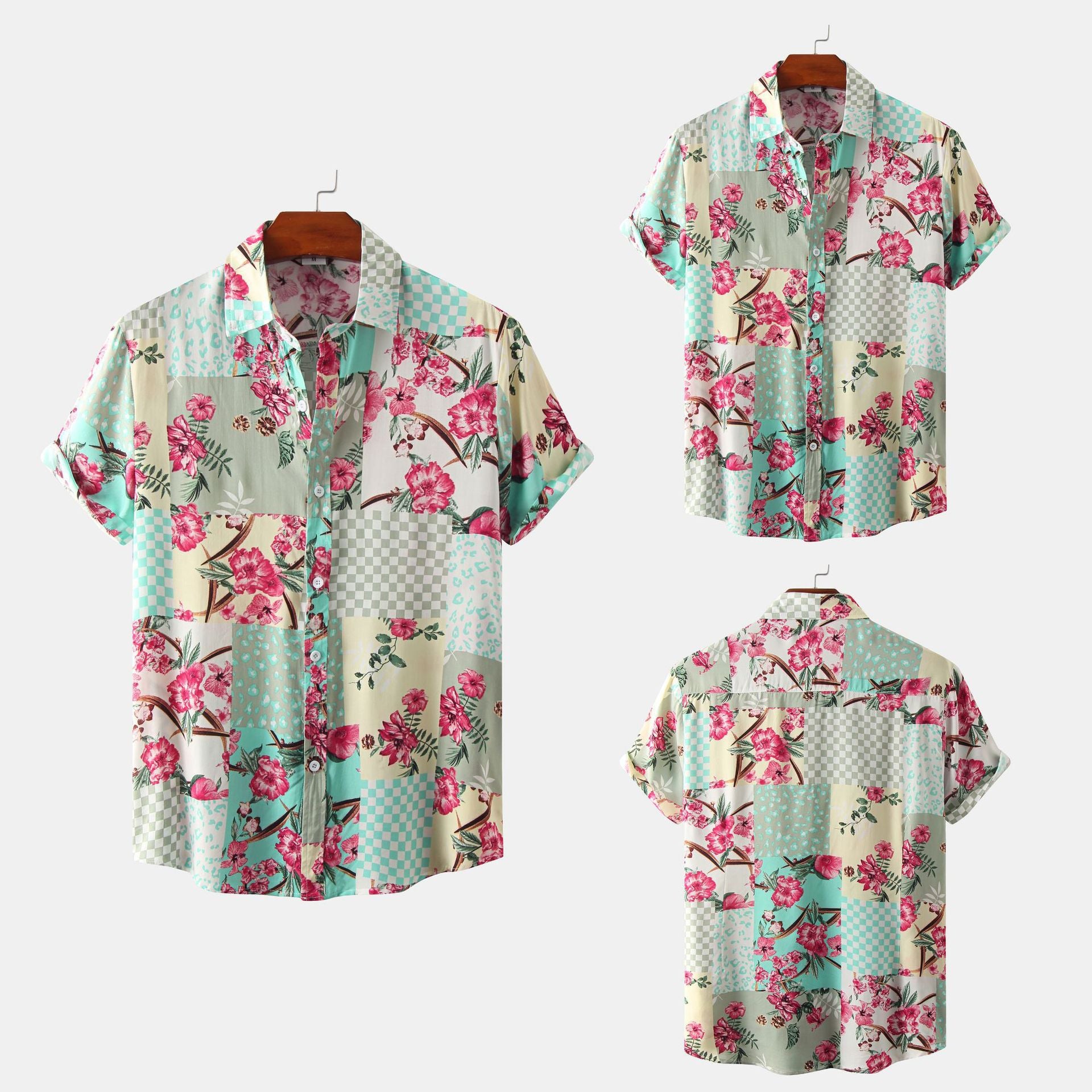 Men's Floral Short Sleeve Shirt - Summer 2022 Collection
