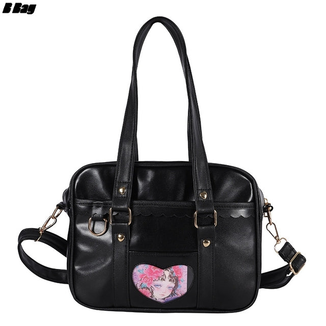 Personalized Transparent Card Handbag Backpack Ita Bag