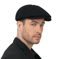 POUDAY Wool Blend Newsboy Cap for Men Irish Cap Newsboy Hat Newsies Cabbie Hat