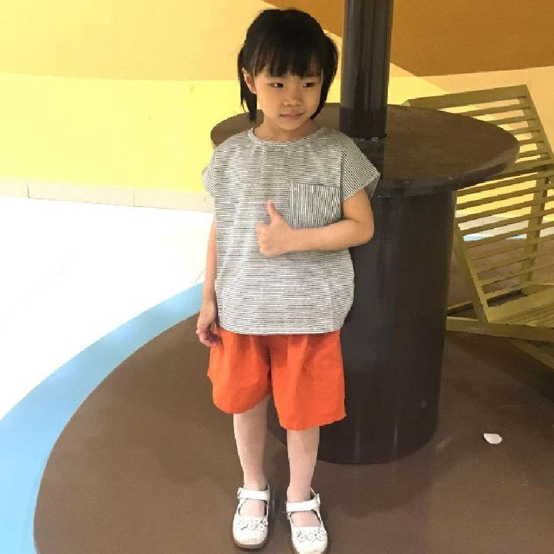 Summer Striped T-Shirt for Boys and Girls