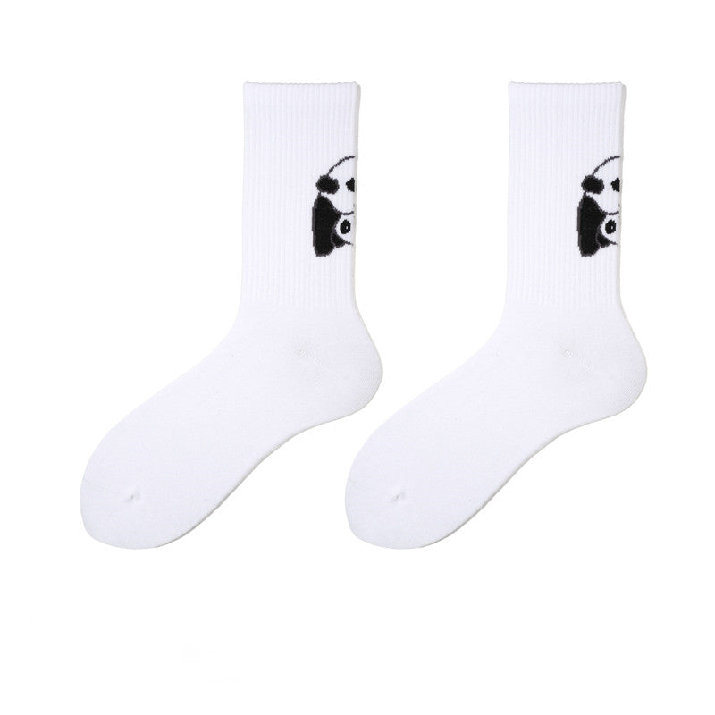 Cute and Funny Pouting Panda Socks by BUTTGooDS