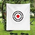Golf Target Cloth Golf Target for Net Replacement Target Golf Hitting Net Target Golf Practice Target Golf Training Aids Indoor Outdoor 5X6FT White
